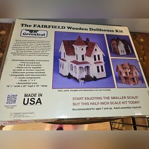 Greenleaf Fairfield Wooden Dollhouse Kit